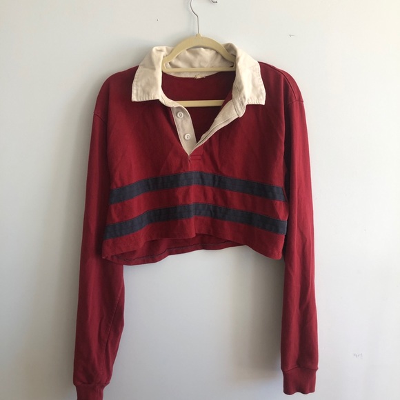 Cropped long sleeve vintage shirt - Picture 1 of 1